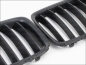 Preview: Fit on BMW Grill silk black X5 E70 2006-