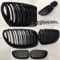 Preview: Fit on BMW Grille glossy Black 5er E60 E61 Doublespoke