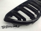 Preview: Nieren Doppelsteg schwarz hochglänzend lackiert für BMW 2er F22 Coupe F23 Cabrio