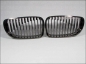 Preview: Fit on BMW Front Grille Black Chrome 1er E81 82 87 88 AB FACELIFT 07