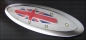 Preview: FIT ON MINI Interior Dome Light Union Jack / Silber R55 R56