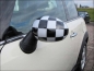 Preview: FIT ON MINI Mirrow Covers Chequered Flag R55 R56 R57 R58 R59 R60