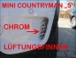 Preview: FÜR MINI Cooper S Rahmen für Bremslüftung hinten / Stossstange Chrom R60