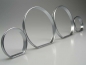 Preview: Fit on BMW Dashboard Rings Silver 3er E46 clip in