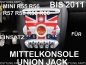 Preview: Passend für MINI Einsatz für die Mittelkonsole Union Jack R55 R56 R57 R58 R59 R60