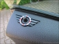 Preview: FIT ON MINI DoorPin Union Jack colored BLACK ALU R55 R56 R57 R58 R59 - Kopie