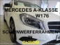 Preview: Für Mercedes Scheinwerferrahmen in Chrom für W176 A-Klasse ab 2012