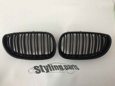 Fit on BMW Grille glossy Black 5er E60 E61 Doublespoke