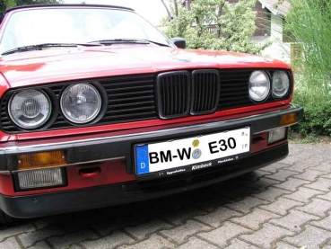 passend für BMW Nieren Kühlergrill Carbon Look E30 3er