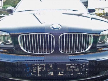 Fit on BMW Front Grille Chrome 1er E81 82 87 88  FACELIFT 07