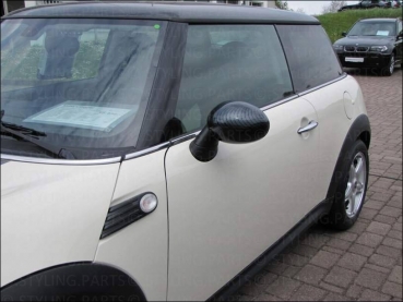 FOR MINI Mirrow covers in Carbon Look R55 R56 R57 R60