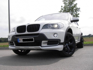 passend für BMW Kühlergrill Nieren schwarz hochglanz X5 E70 2006-