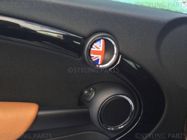 Fit on MINI Interior Door Handle cover Union Jack colored R60 COUNTRYMAN