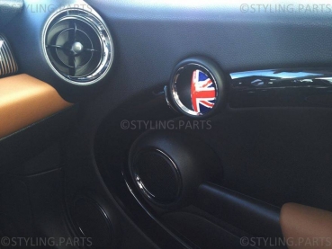 Fit on MINI Interior Door Handle cover Union Jack colored R60 COUNTRYMAN