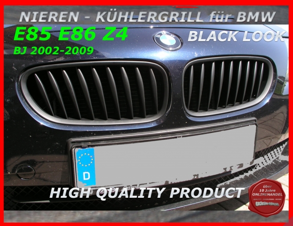 Fit on BMW Grille Black Z4 02-09