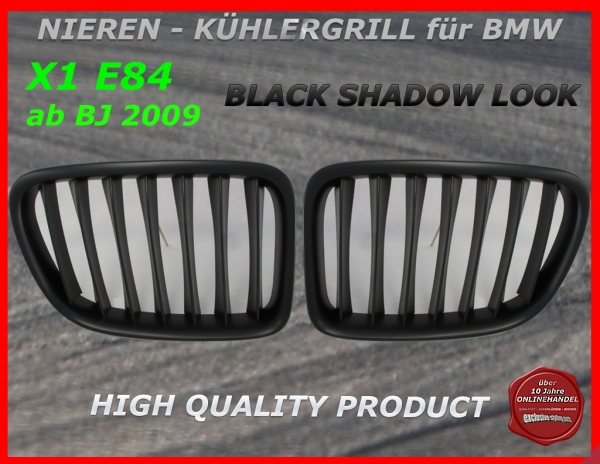 Fit on BMW Grill silk black X5 E70 2006-