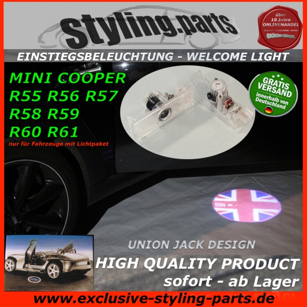 fit for MINI Welcome Light R56 R57 R58 R59