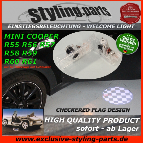 fit for MINI Welcome Light R56 R57 R58 R59 - Kopie