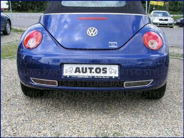 Für VW Beetle Nebelschlusslichter Rahmen Chrom 06-11