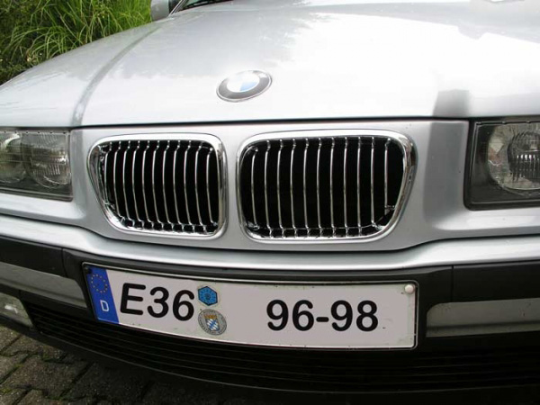 passend für BMW Nieren Kühlergrill Chrom E36 '96-'98
