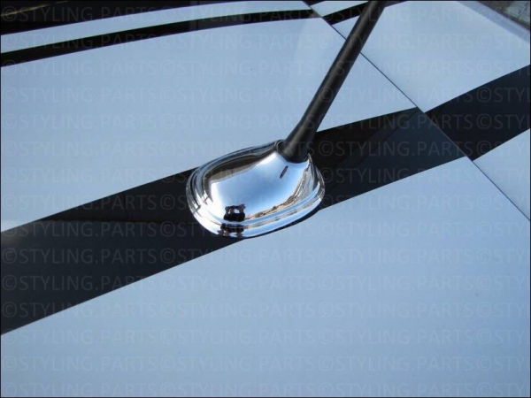 FPR MINI ONE COOPER COUNTRYMAN R60 ab 2010 WASHER JET ANTENNA BASE COVER CHROME