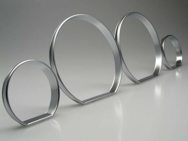 Fit on BMW Dashboard Rings Silver 3er E46 clip in