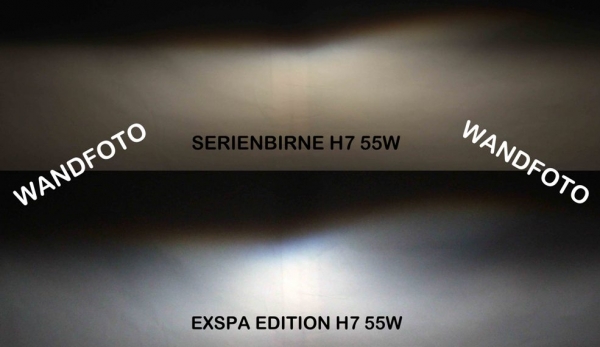 H4 8500K 55W Xenon Look Halogen Bulbs White - Kopie