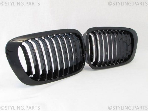 Fit on BMW Grille 3er E46 Coupe 99-02/ M3 99-05 glossy Black