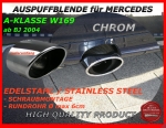 MB Tail-Pipe Stainless Steel W169 A-Klasse