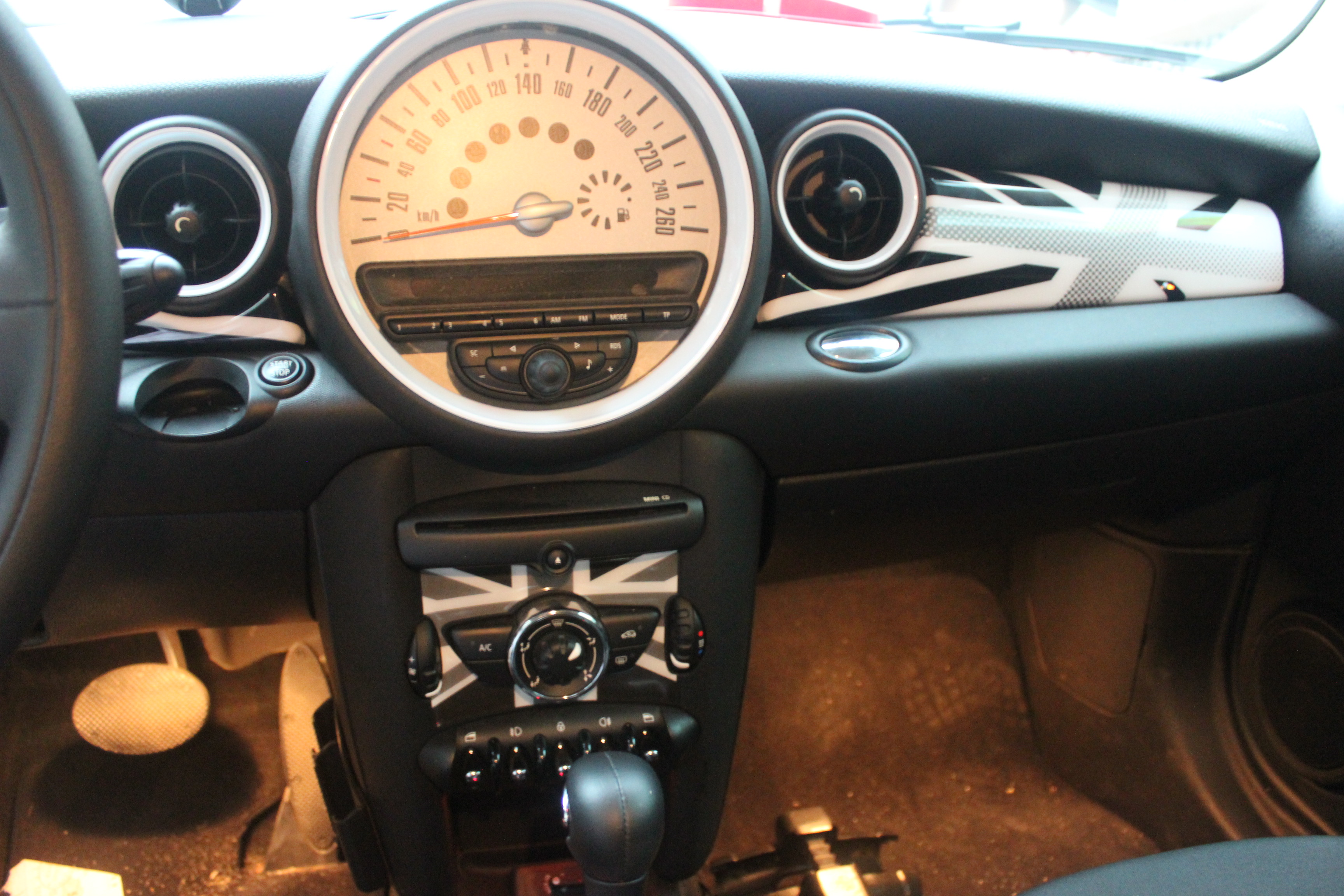 INNEN INTERIEUR WEISS SET passt für MINI ONE COOPER S D R56 R55 CLUBMAN ...