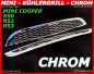 Preview: Fit on MINI Front Grille 2pcs Kit Chrome Look R50 R52 R53