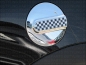 Preview: FIT ON MINI COOPER S R55 CLUBMAN R56 ab11/2006 FUEL FILLER CAP CHEQUERED FLAG CHROME