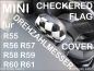 Preview: FIT ON MINI Cover for Tachometer CHEQUERED FLAG R55 R56 R57 R58 R59 R60
