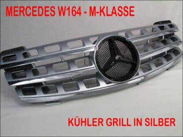 MB Kühlergrill Chrom/Silber W164 M-Klasse