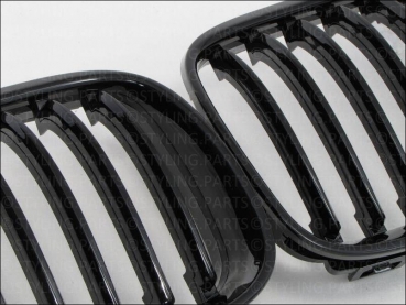 Fit on BMW Grill Glossy Black 3er E92 E93 ab 03/2010