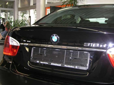 passend für BMW Kofferraumleiste Chrom 3er E90 E91