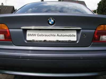 passend für BMW Kofferraumleise Chrom Edelstahl 5er E39 E60 7er E38