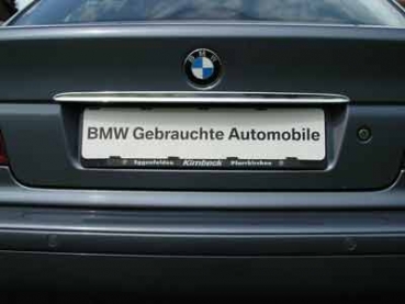 passend für BMW Kofferraumleise Chrom Edelstahl 5er E39 E60 7er E38