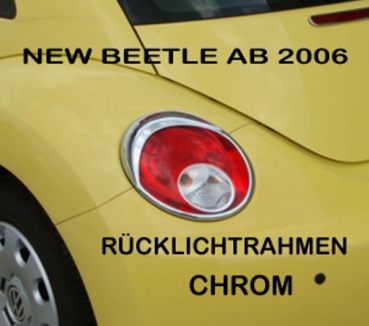 Für VW Beetle Rahmen Rücklichter Chrom 06-11