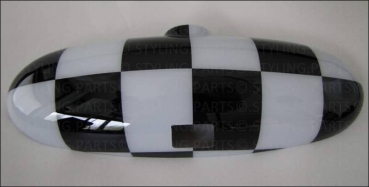 Fit on MINI Interior Mirrow Back Chequered Flag R50 R52 R53