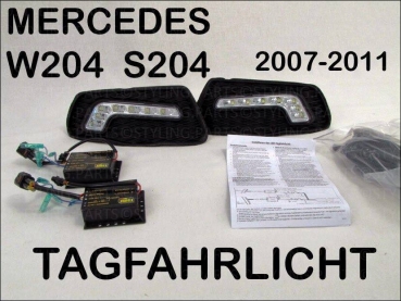 Für Mercedes Tagfahrlicht Set W204 2007-11