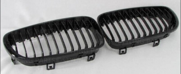 Fit on BMW Grill glossy black 1er E81 E87 09/2007-