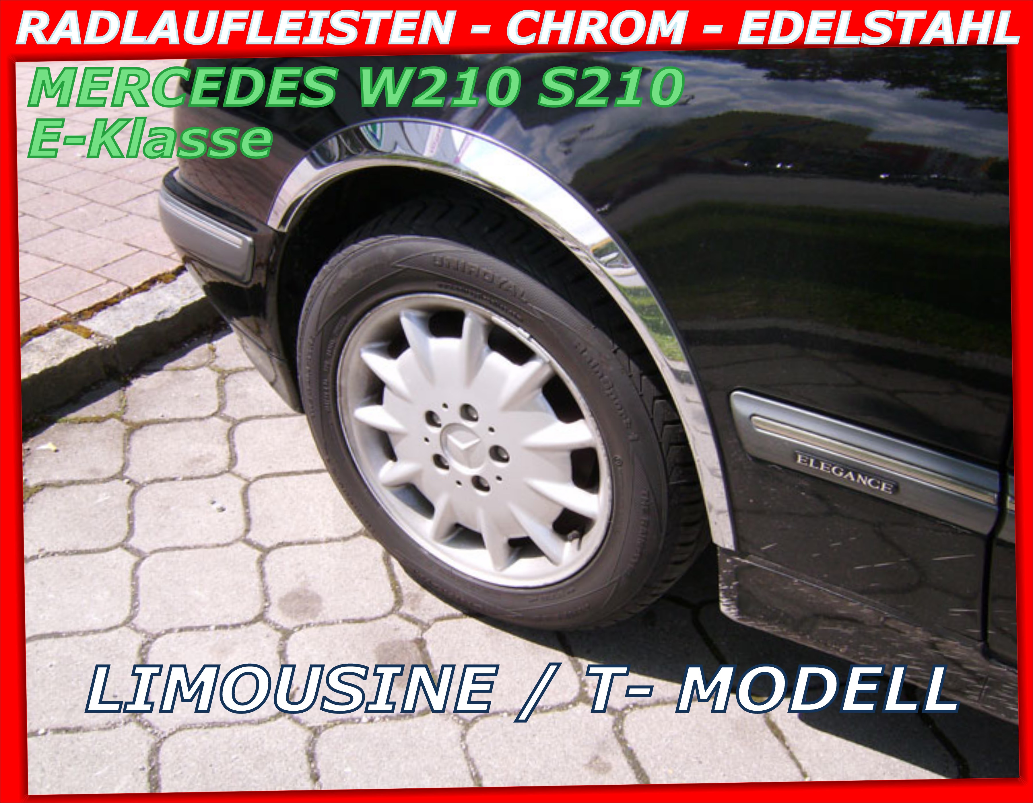 Exspa De Mb Radlauf Chrom W210 E Kasse 1995 2002