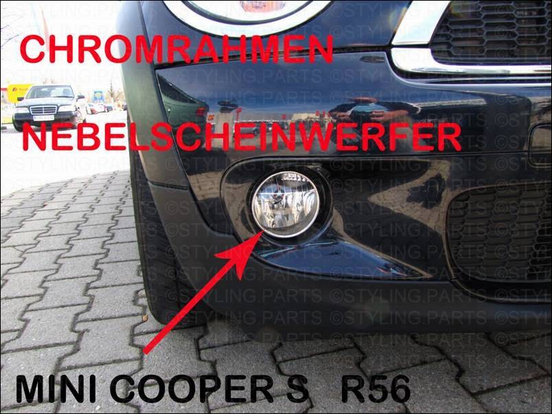 2Pcs Auto Scheinwerfer Rahmen Für MINI Cooper S R56 R57 R55