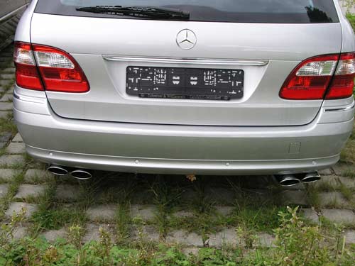 Exspa De Mb Auspuffblende W211 E Klasse Diesel