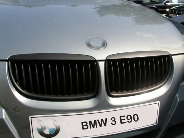passend für BMW Nieren Kühlergrill Black 3er E90 E91 2005-2008