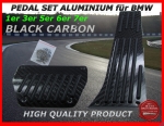 passend für BMW Pedalset Alu Automatik Carbon Schwarz/Black ->1er 3er 5er 6er 7er