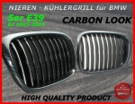 passend für BMW Nieren Kühlergrill Carbon 5er E39 95-04