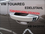 Für VW Touareg II  Türgriffabdeckungen Chrom Edelstahl ab 04/10